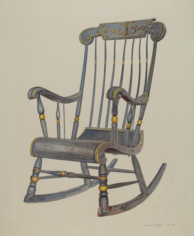 Chaise berçante - Amos C. Brinton