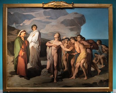 Dante et Casella - Amos Cassioli