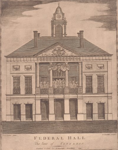 Federal Hall, le siège du Congrès - Amos Doolittle