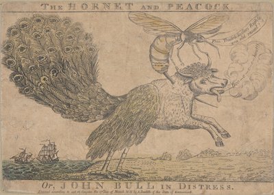Le Frelon et le Paon, ou John Bull en détresse - Amos Doolittle