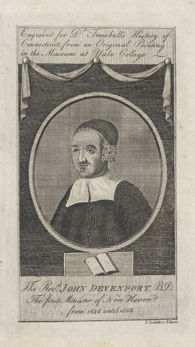 Le Révérend John Davenport, pub. 1797 - Amos Doolittle
