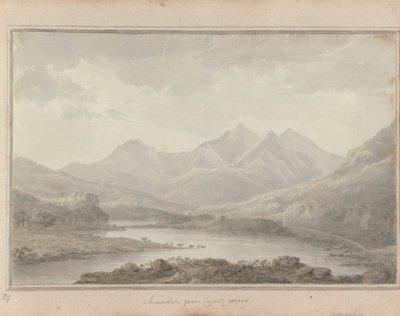 Vues en Angleterre, Écosse et Pays de Galles : Snowdon, depuis Capel Cerrig - Amos Green