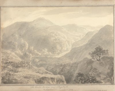 Vues en Angleterre, Écosse et Pays de Galles : Le Pont du Diable près d