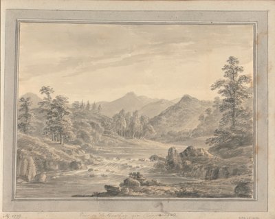Vues en Angleterre, Écosse et Pays de Galles : Vue sur le Brathay près de Clappensgate - Amos Green