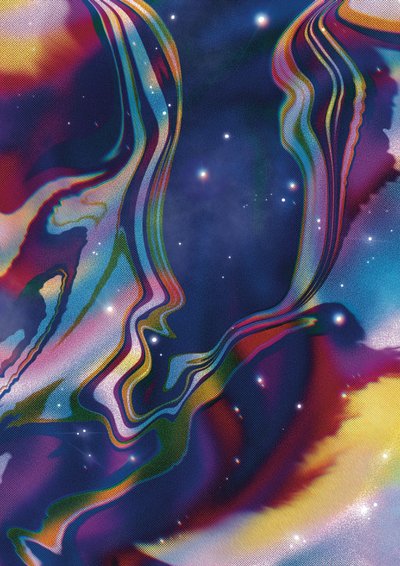 Visages cosmiques éthérés - Amy Louise Baker