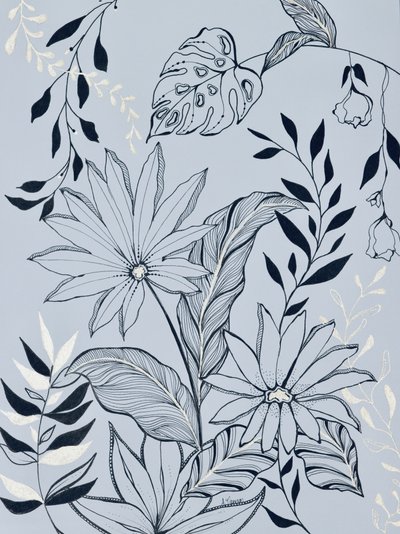 Une végétation tropicale sereine - Amy Tieman