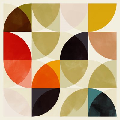 Cercles, 19 novembre  Cercles beiges imbriqués - Ana Rut Bre