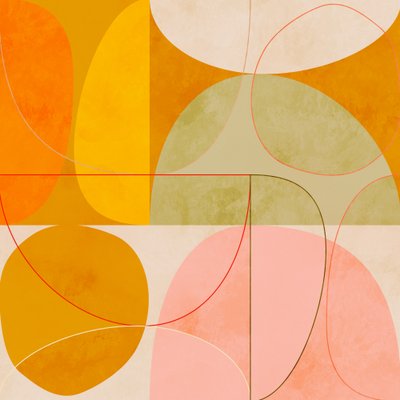 Jaune curry style milieu du siècle - Blush Spring2 - Ana Rut Bre