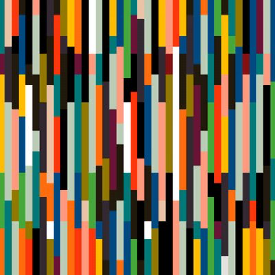 Rayures rétro grand format - Ana Rut Bre