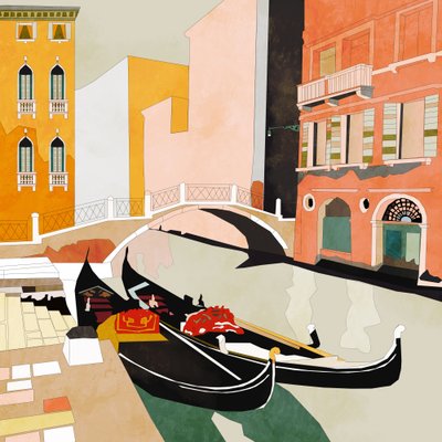 Gondoles de Venise - Ana Rut Bre