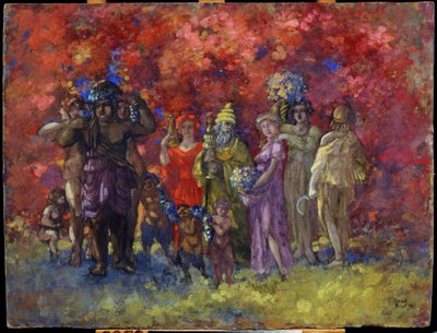 Automne. Allégorie - Anatoli Afanasyevich Arapov