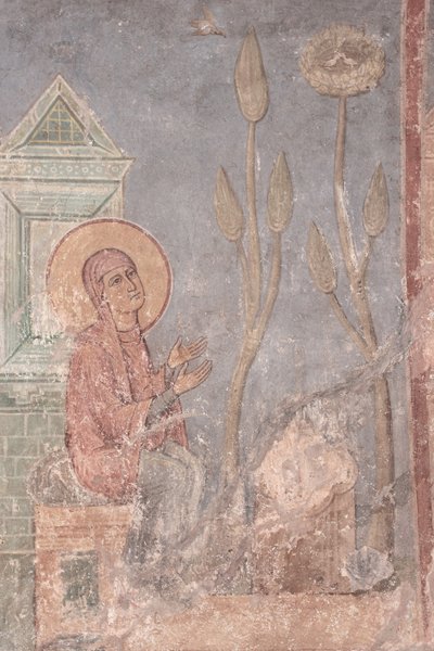 Sainte Anne priant, 12e siècle - Ancient Russian frescos