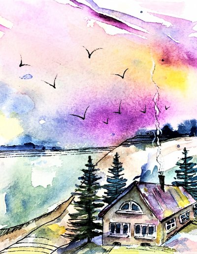 Un paysage à l