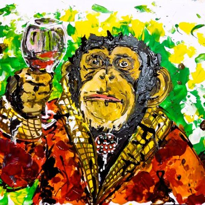 Toast Dapper Monkey - Anda Bieza