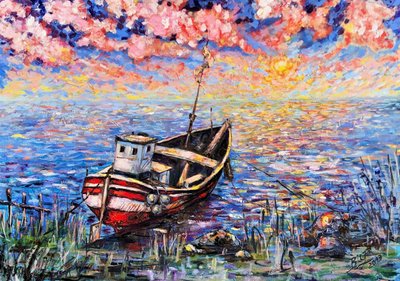 Le bateau « Golden Sunset » - Anda Bieza