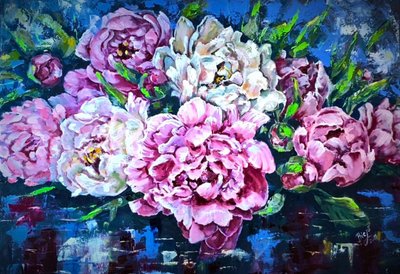 Bouquet de pivoines éclatantes - Anda Bieza