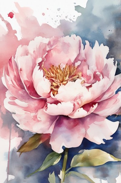 Fleur de pivoine à l