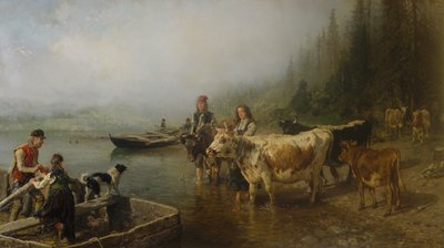 Lieu de ferry, au bord du lac - Anders Askevold