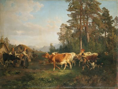 Paysage avec vaches - Anders Askevold