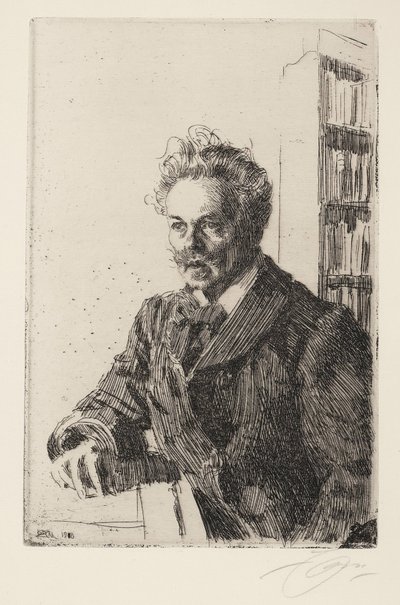August Strindberg (1849-1912) - Anders Leonard Zorn
