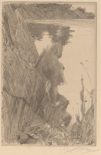 Baigneuse de Dos, 1896 - Anders Leonard Zorn