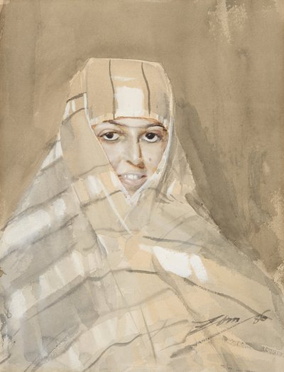 Fille bédouine, 1886 - Anders Leonard Zorn