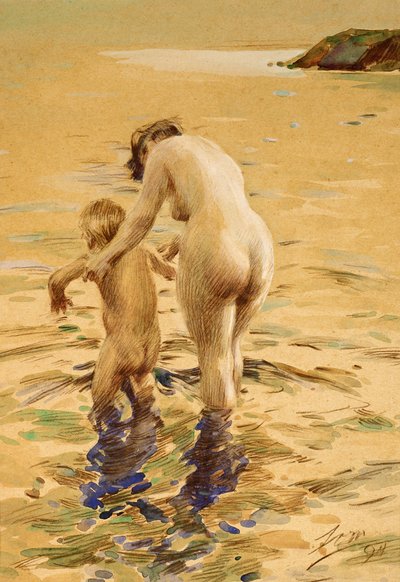 Son Premier Bain - Anders Leonard Zorn