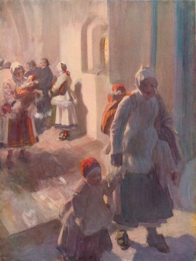 Matines le jour de Noël, vers 1912 - Anders Leonard Zorn