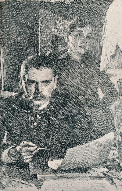 M. et Mme Zorn, 1890 - Anders Leonard Zorn