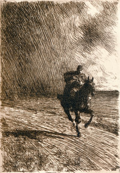 La Tempête, 1891 - Anders Leonard Zorn