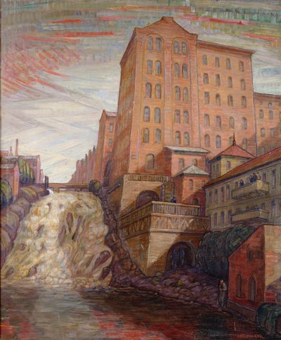 Brasserie Foss (huile sur toile) - Anders Svarstad