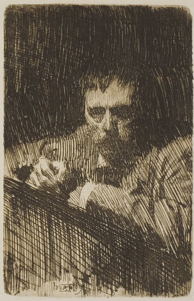 Un peintre-graveur (Autoportrait) - Anders Leonard Zorn