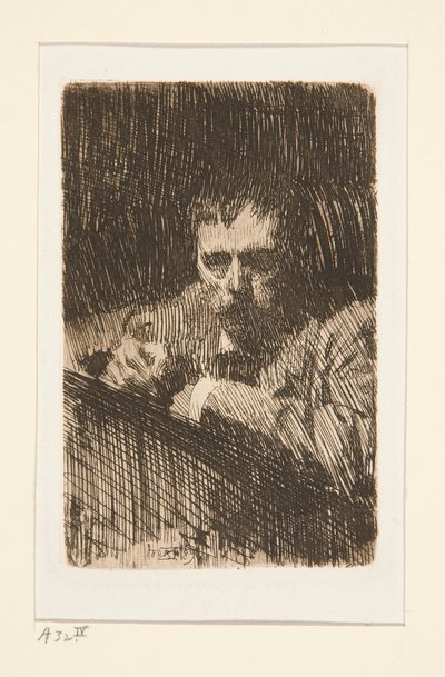 Un peintre-graveur (autoportrait) - Anders Leonard Zorn