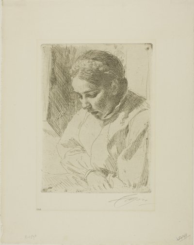 En prière - Anders Leonard Zorn