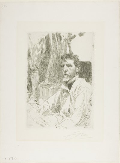 August Saint Gaudens I - Anders Leonard Zorn
