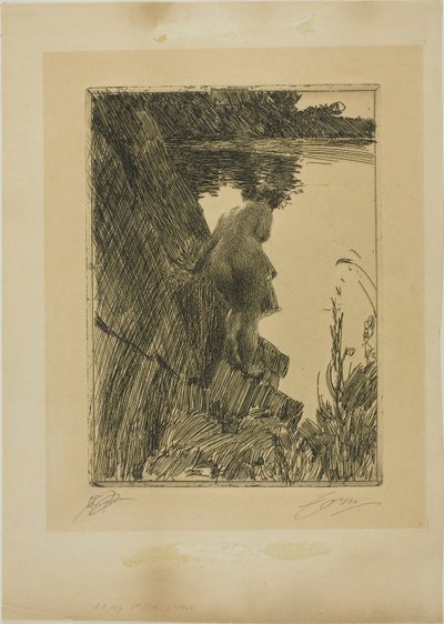 Baigneur (Soir) II - Anders Leonard Zorn