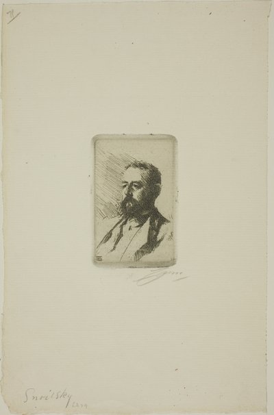 Carl Snoilsky - Anders Leonard Zorn