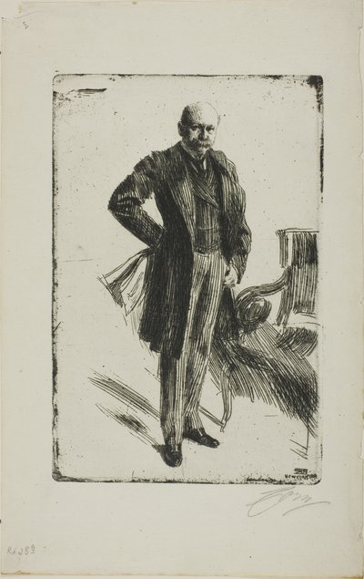 Colonel Lamont I (en pied) - Anders Leonard Zorn