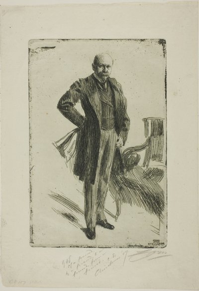 Colonel Lamont I (en pied) - Anders Leonard Zorn