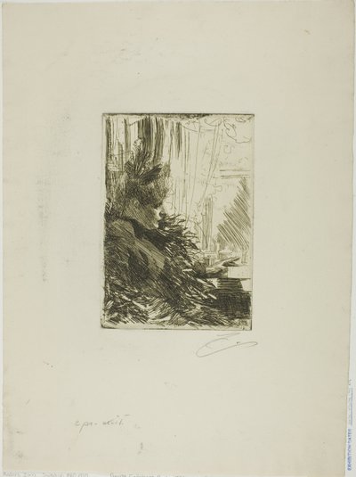 Gerda Grönberg II - Anders Leonard Zorn