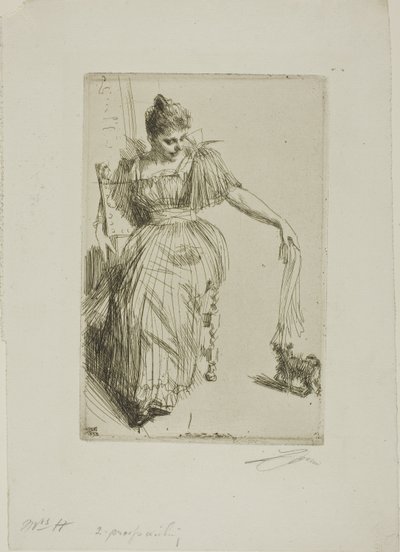 Gerda Hagborg II - Anders Leonard Zorn