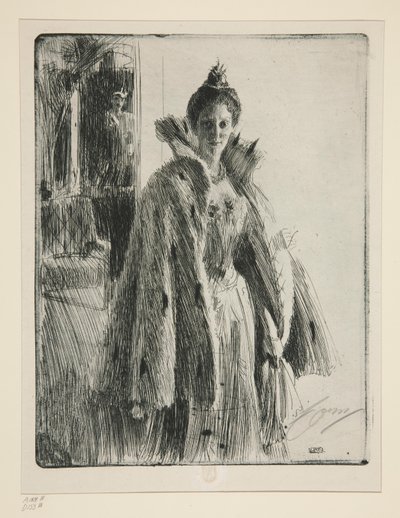 S.A.R. la princesse Ingeborg de Suède II - Anders Leonard Zorn