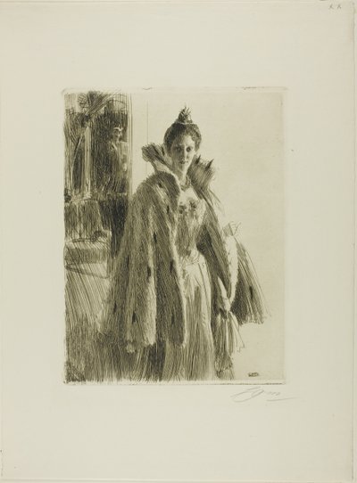 S.A.R. la princesse Ingeborg de Suède II - Anders Leonard Zorn
