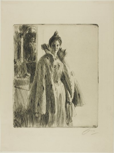 S.A.R. la princesse Ingeborg de Suède II - Anders Leonard Zorn