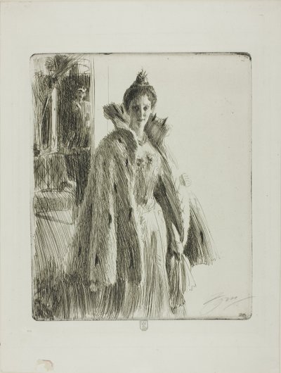 S.A.R. la princesse Ingeborg de Suède II - Anders Leonard Zorn