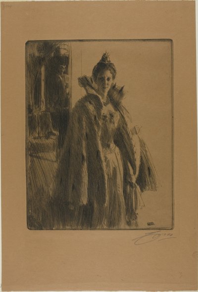 S.A.R. la princesse Ingeborg de Suède II - Anders Leonard Zorn