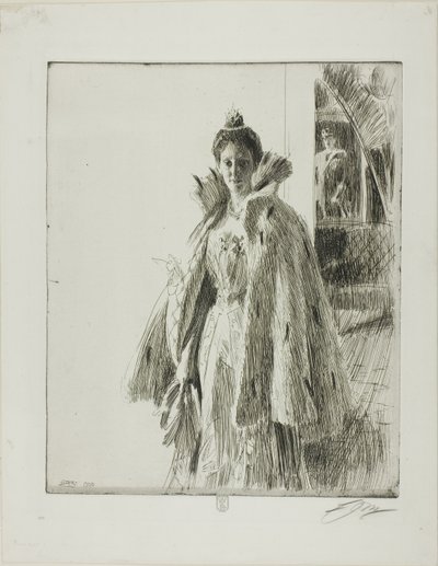 S.A.R. la princesse Ingeborg de Suède I - Anders Leonard Zorn