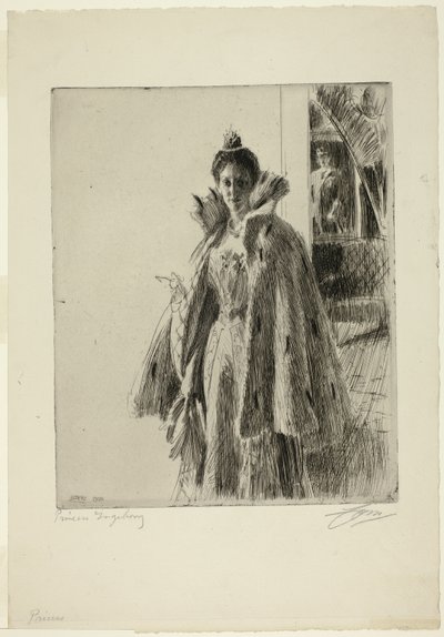 S.A.R. la princesse Ingeborg de Suède I - Anders Leonard Zorn