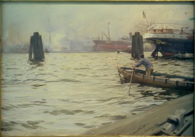 Port de Hambourg - Anders Leonard Zorn