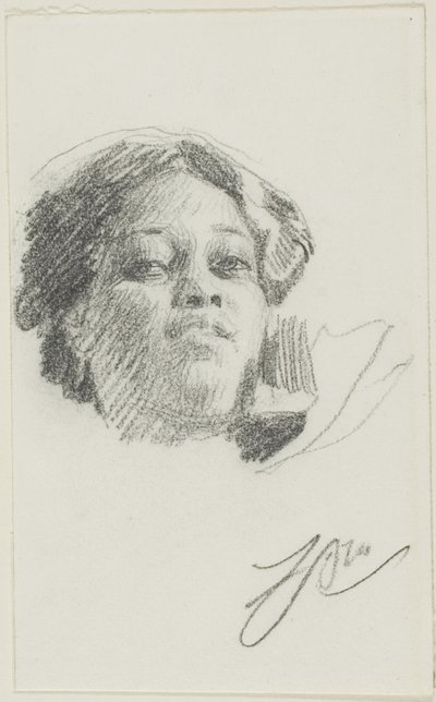 Tête de femme - Anders Zorn